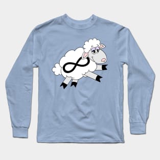 Funny Sheep Design Sleepy T-Shirt Long Sleeve T-Shirt